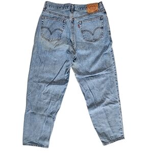 Levi's 560 Comfort Fit Tapered Leg Jeans Baggy Cotton Y2K Light Wash Denim 34x32
